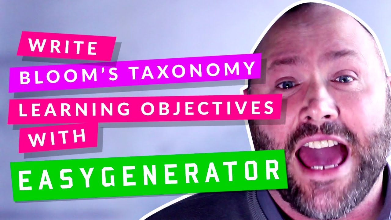 Write Bloom's Taxonomy Learning Objectives With EasyGenerator