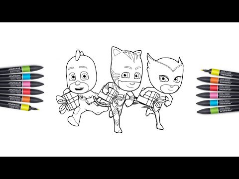 coloriage pyjamasque super heros