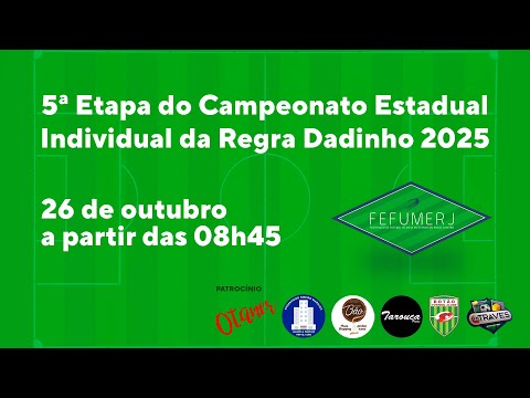 5ª Etapa do Campeonato Estadual Individual da Regra Dadinho 2025