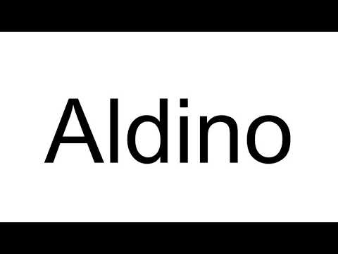 How to Pronounce Aldino ( Italian )