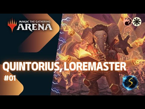 It's Showtime: Quintorius, Loremaster 🔥☀️ #01 SPIRITS - MTG Arena - Historic Brawl