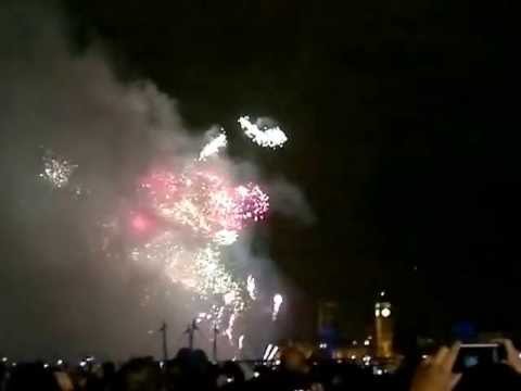 london new year 2012-2013 fireworks full