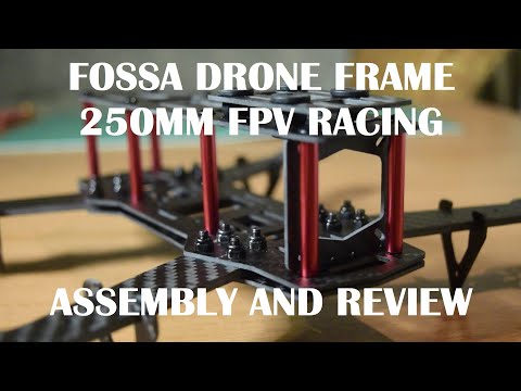 Fossa Drone Frame Kit with Screws X-Structure 250MM Quadcopter for QAV250 FPV Race/Mini Drone