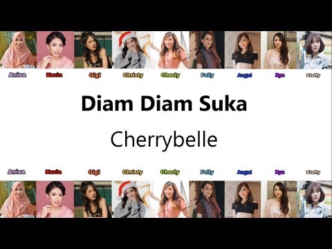Cherrybelle - Diam Diam Suka (Audio Lirik) (Anisa,Kezia,Gigi,Christy,Cherly,Felly,Angel,Ryn,Steffy)
