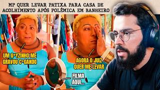 MP QUER LEVAR PATIXA APÓS SURTO EM BANHEIRO FEMININO