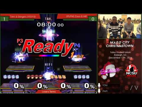 M.A.D.D. City Christmastown Doubles - TAH. & Stingers vs Zasa & HiFi - Losers Semis