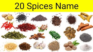 20 Spices Name with Spelling (and Their Meanings)