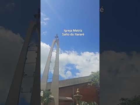 Igreja Matriz de Salto do Itararé-PR #seilanois2porai #viagem #igreja #praca