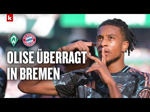 Kompany lobt überragenden Olise: "Wenn er so weitermacht ..." | Werder Bremen - FC Bayern 0:5