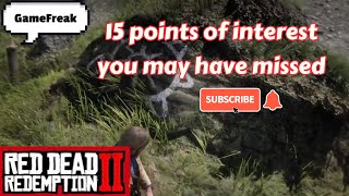 RDR2: 15 points of interest you may have missed #gaming #tutorial #videogames