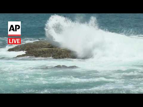 Video Thumbnail: LIVE: Typhoon Bavi nears Taiwan on path toward China