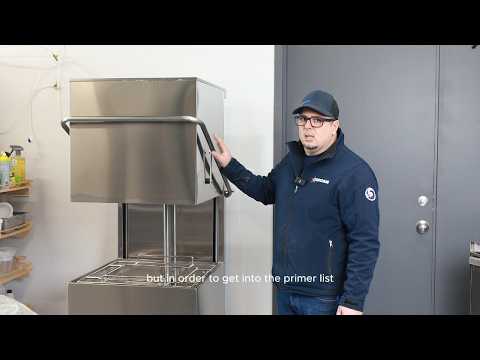 Video thumbnail for 26" Upright High Temperature Dishwasher with Digital Control