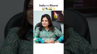 Difference between India vs Bharat🤯|Anoushka Sharma (AIR -31)🌟|UPSC Interview #shorts