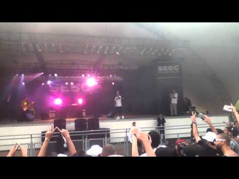 Emicida-Rashid-Rael da rima no SESC Itaquera / 17.06.2012