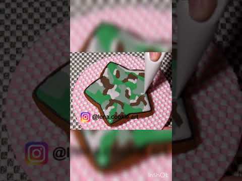 Как сделать камуфляж на прянике? Смотрите подробный видео-урок на канале 😉