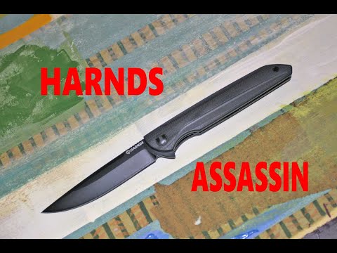 Harnds Assassin : Best Pocket Knife : G10 : 4K