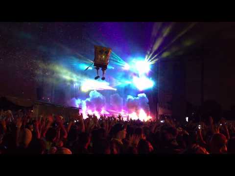 SKRILLEX ft. Spongebob Dubpants Electric ZOO 2012 HD