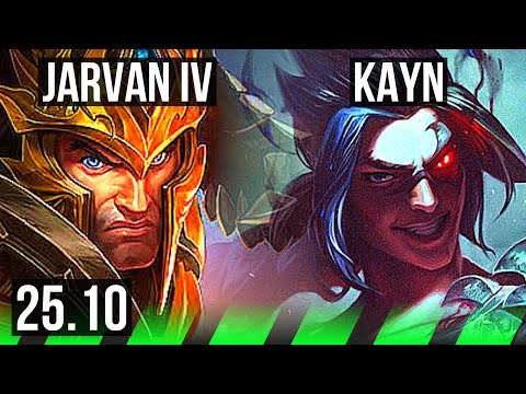 JARVAN IV vs KAYN (JGL) | 8/1/19 | EUW Master | 25.10