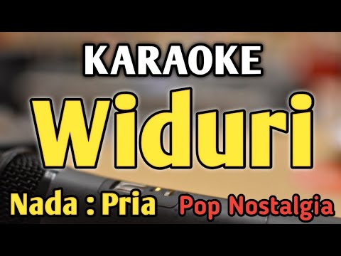 WIDURI - KARAOKE || NADA PRIA COWOK || Pop Nostalgia || Broery || Live Keyboard