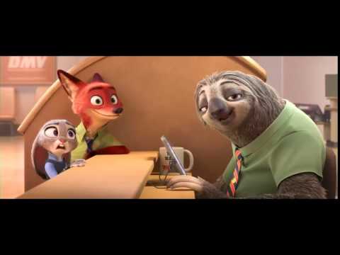 Zootopia Official Sloth Trailer 1 (2016) -- Disney Animated Movie HD 720