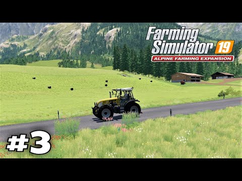 Mountain Potatoes and Silage - Farming Simulator 19 Alpine DLC FS19 Erlengrat Hardcore #3 Timelapse