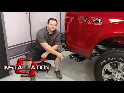 F-150 Roush Cat-Back Exhaust System Stainless Steel 3" Side Exit 2015-2016 Installation
