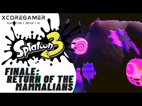 Splatoon 3 - Return of the Mammalian and Mr. Grizz Boss fight - Full Playthrough and Ending