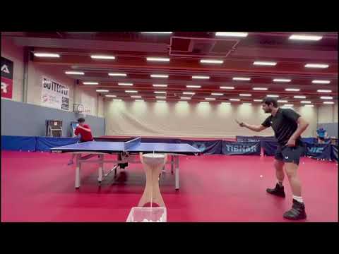 Butterfly Training Tips with Darius Fahimi - Training with Dimitrij Ovtcharov