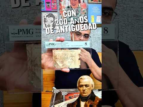 Los primeros Billetes de Venezuela. Emitidos por Miranda y Paez. #monedas #historia  #collection