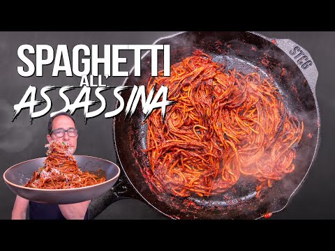 SPAGHETTI all'ASSASSINA (POSSIBLY THE BEST PASTA I'VE MADE IN A LONG TIME!) | SAM THE COOKING GUY