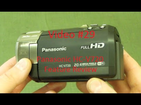 New Video Camera Review - Panasonic HC-V720 --- Video #29