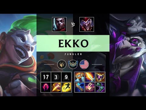 Ekko Jungle vs Shaco: Triple Kill, Dominating - NA Challenger Patch 14.24