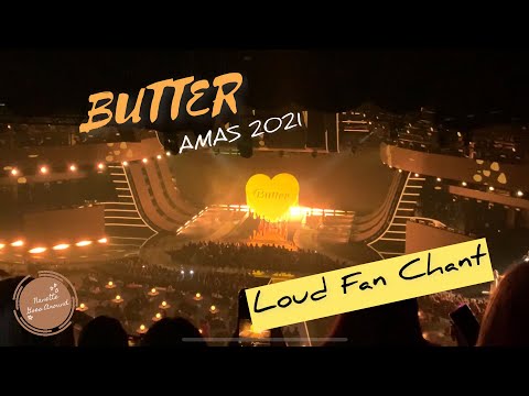 [FANCAM] BTS – Full Butter Performance with Loud Fan chant @ AMAS 2021