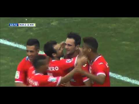 Golazo de Kike. Real Murcia - Mirandés 2013/14