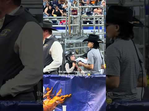 I can’t believe mutton bustin is real