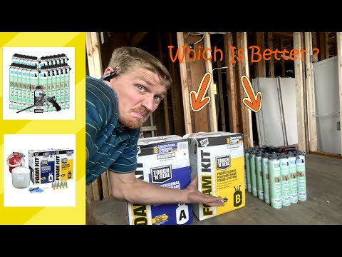 I Tried Out 2 Different DIY Spray Foam Kits