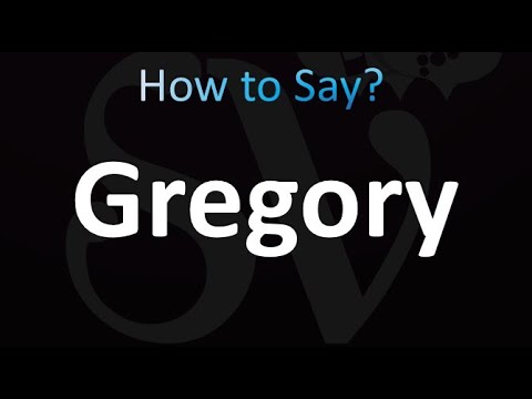How to Pronounce Gregory (correctly!)