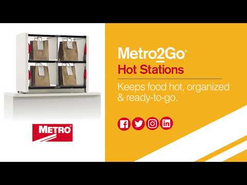 Metro PU8CD-HS1842 8 Compartment Heated Pickup and Delivery Station