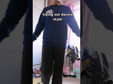 trying out decora style! #shorts #decora #kandi #style