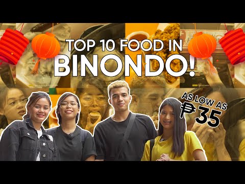 TOP 10 MUST TRY FOOD IN BINONDO! MANILA CHINATOWN STREET FOOD TOUR