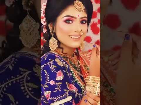 Katha Saha Most Beautiful Bride Look | Gorgeous Dulhan's Makeup & Jwellery | Bride's Entry | Love