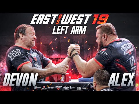 East vs West 19 | Alex Kurdecha vs Devon Larratt Left-Handed FULL MATCH