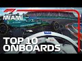 Crashes, Collisions, Wheel-To-Wheel Scraps + Top 10 Onboards | 2022 Miami Grand Prix | Emirates