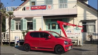 Visited Beach Boys Diamond head cafe at Chikura Chiba Japan with my cool Japanese car Alto works