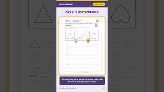 Kindergarten Math Worksheets: Shape Safari Trace Challenge