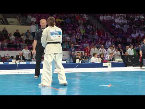 European Karate Championship Warsaw - Henrietta Faragó vs Agata Kaliciak