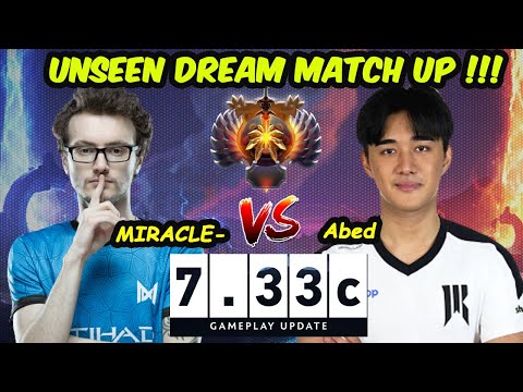 Abed vs Miracle - DREAM MATCH UP UNSEEN DOTA 2 7.33C New Patch
