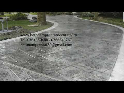 Beton Amprentat Dealu Goiești - Alba Iulia Tel.0761350488 -0766543767
