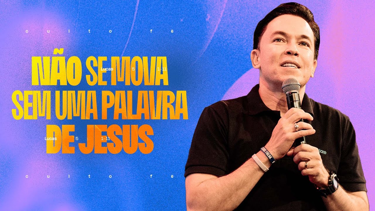 NÃO SE MOVA SEM UMA PALAVRA DE JESUS - PR. LUCINHO BARRETO | CULTO FÉ