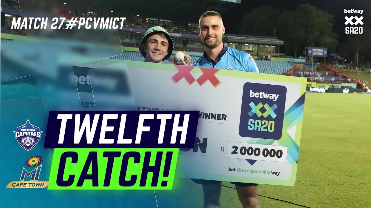 Twelfth Betway Catch 2 Million: Magic Third Catch at Centurion!